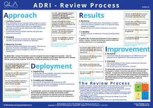 ADRI Review Process