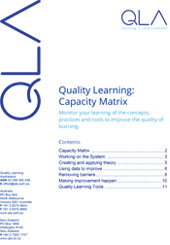 Capacity Matrix: Quality Learning