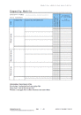 Capacity Matrix Template (MS Word, portrait)