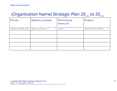 Strategic Plan Template